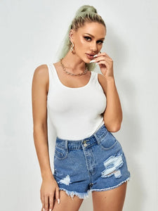 Strapped Sleeveless Shirt