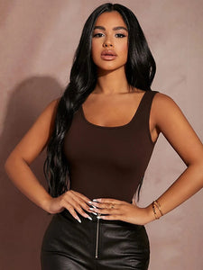 Strapped Sleeveless Shirt