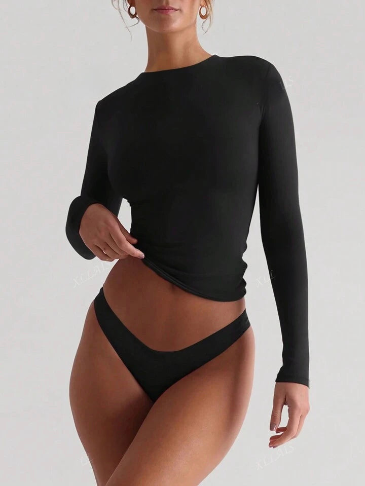 Crew Neck Long Sleeve Shirt