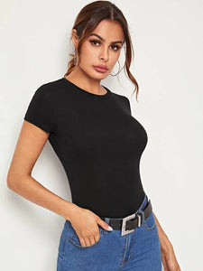 Crew Neck Short Sleeve Shirt