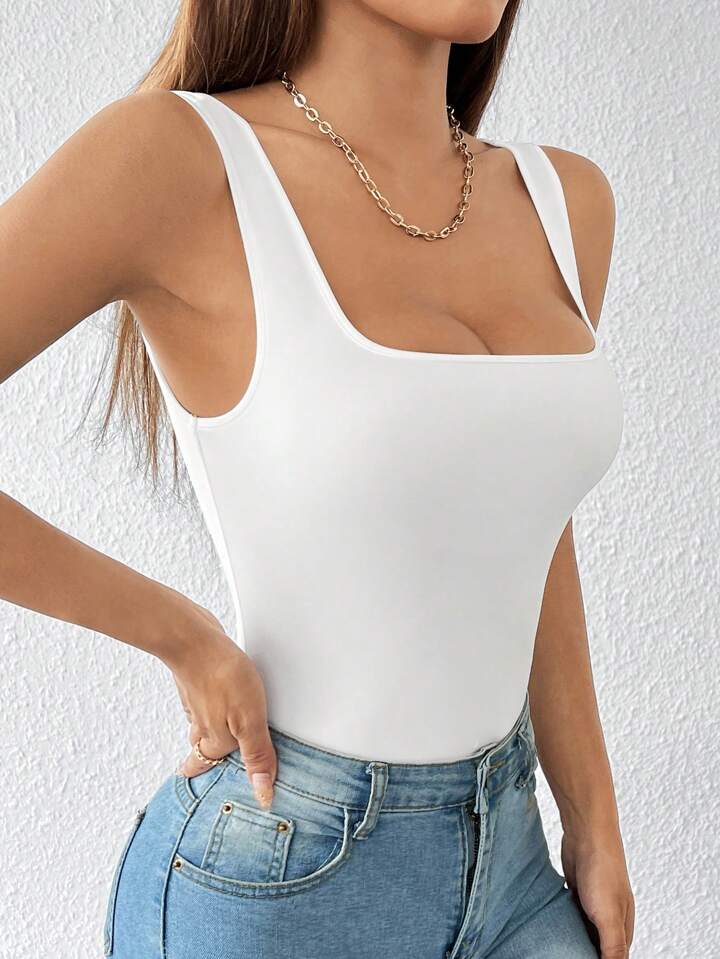 Strapped Snap-On Bodysuit