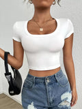 Scoop Neck Crop