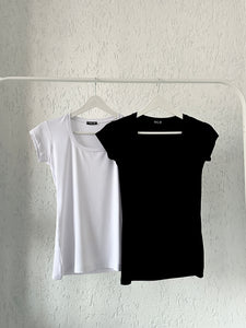 Square Neck Short Sleeve Shirt