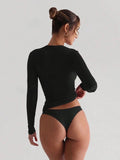 Crew Neck Long Sleeve Shirt