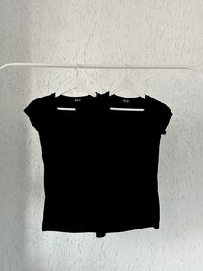 Square Neck Short Sleeve Shirt