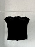 Square Neck Short Sleeve Shirt