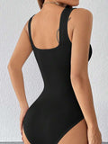 Strapped Snap-On Bodysuit