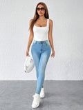Strapped Snap-On Bodysuit