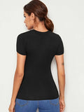 Crew Neck Short Sleeve Shirt
