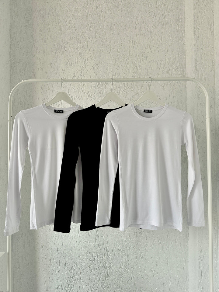 Crew Neck Long Sleeve Shirt