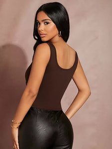 Strapped Sleeveless Shirt