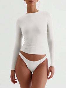 Crew Neck Long Sleeve Shirt