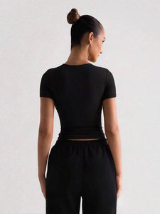 Crew Neck Short Sleeve Shirt