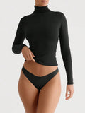 Turtle Neck Long Sleeve Shirt
