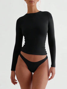 Crew Neck Long Sleeve Shirt